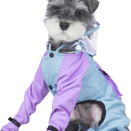 Full Coverage 4-Leg Waterproof Raincoat with Backpack