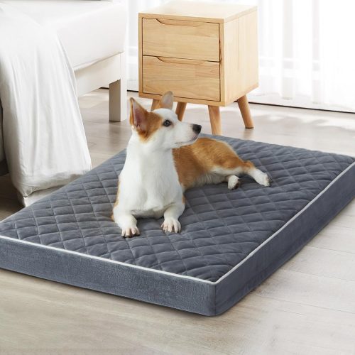 Multi needle quilted waterproof pet bed